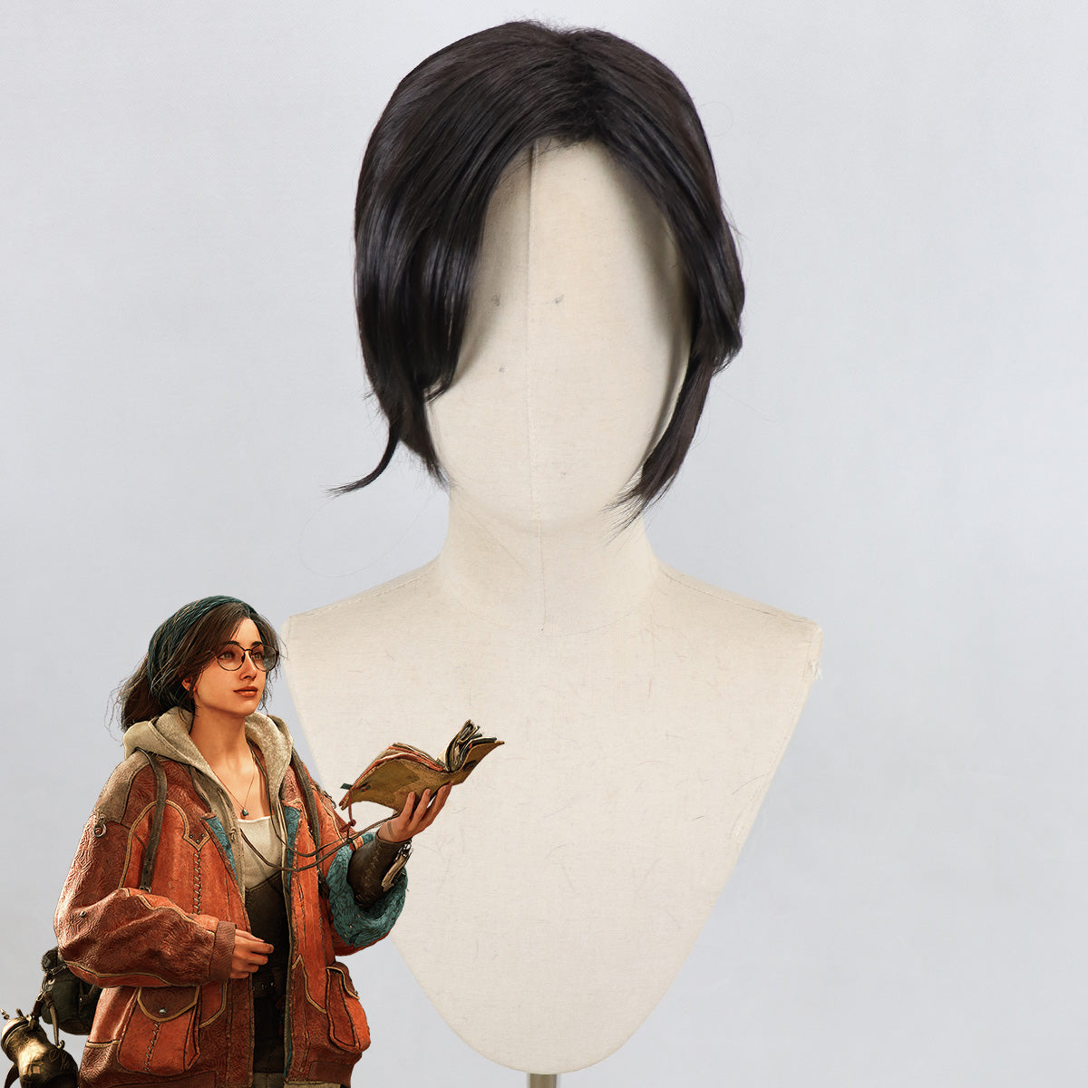 Monster Hunter Wilds Alma Brown Cosplay Wig Wig - Tophatter Daily Deals