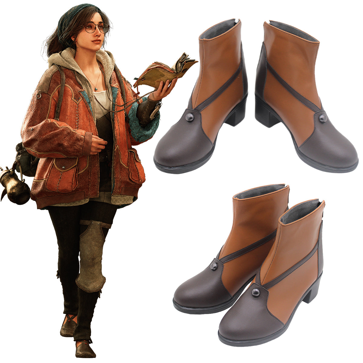 Monster Hunter Wilds Alma Cosplay Shoes Shoes/Boots - Tophatter Daily Deals