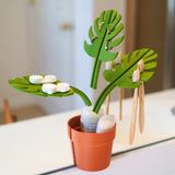 Monstera Toothbrush and Toiletries Holder Toiletries Holder - Tophatter Daily Deals