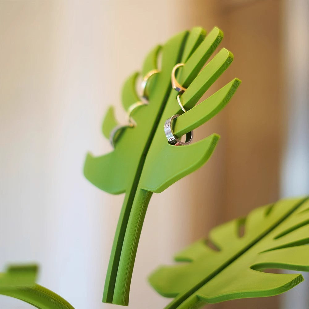 Monstera Toothbrush and Toiletries Holder Toiletries Holder - Tophatter Daily Deals