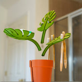 Monstera Toothbrush and Toiletries Holder Toiletries Holder - Tophatter Daily Deals