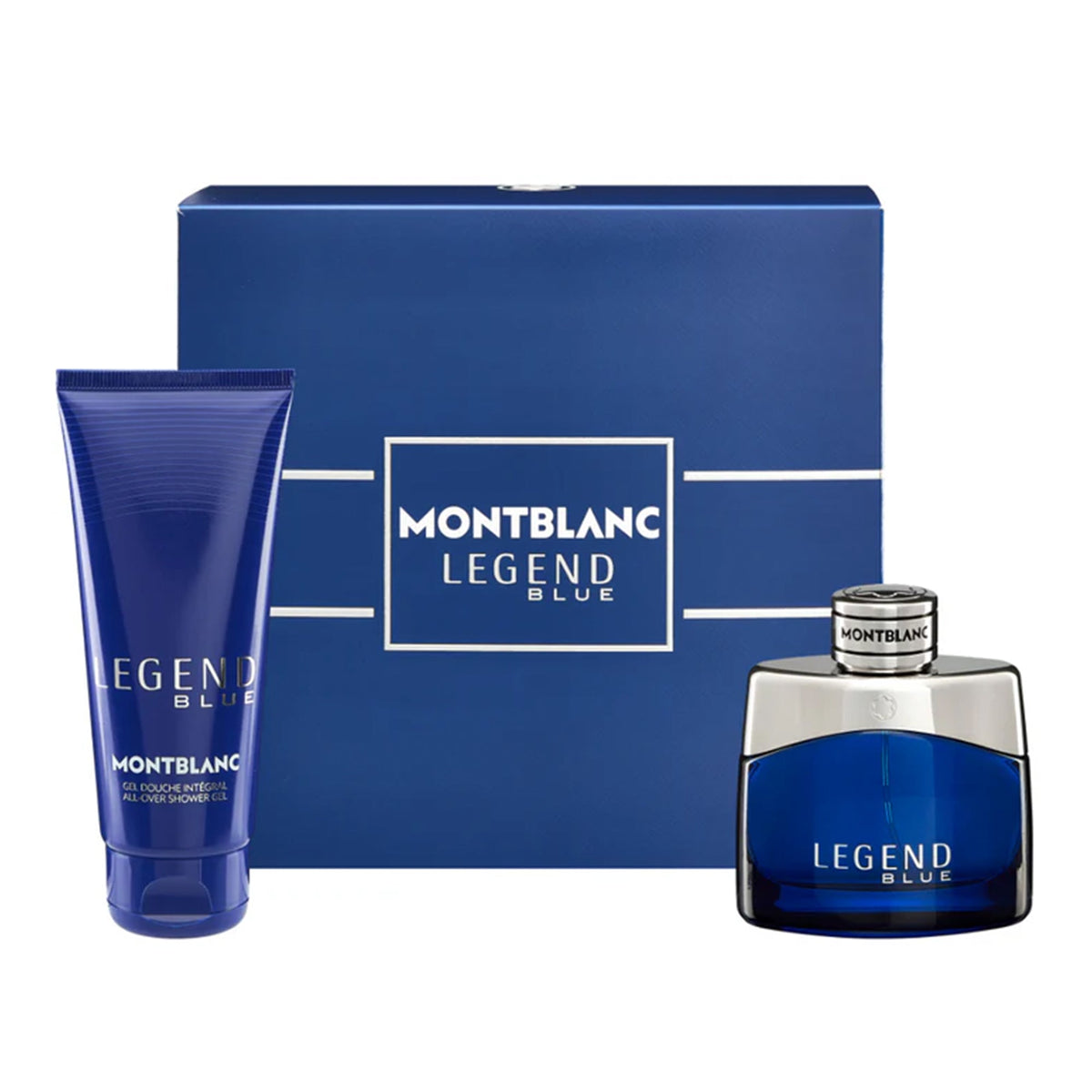 Montblanc Legend Blue Eau De Parfum 50ml & Shower Gel 100ml Gift Set - Tophatter Daily Deals