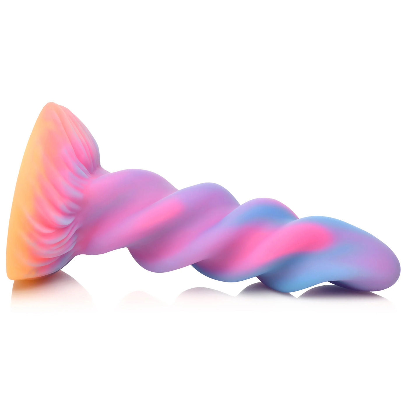 Moon Rider Glow in the Dark Unicorn (Colorful Sunburst) – Vibrant Glow Dildo 7 Inches > Dildos > Fantasy - Tophatter Daily Deals