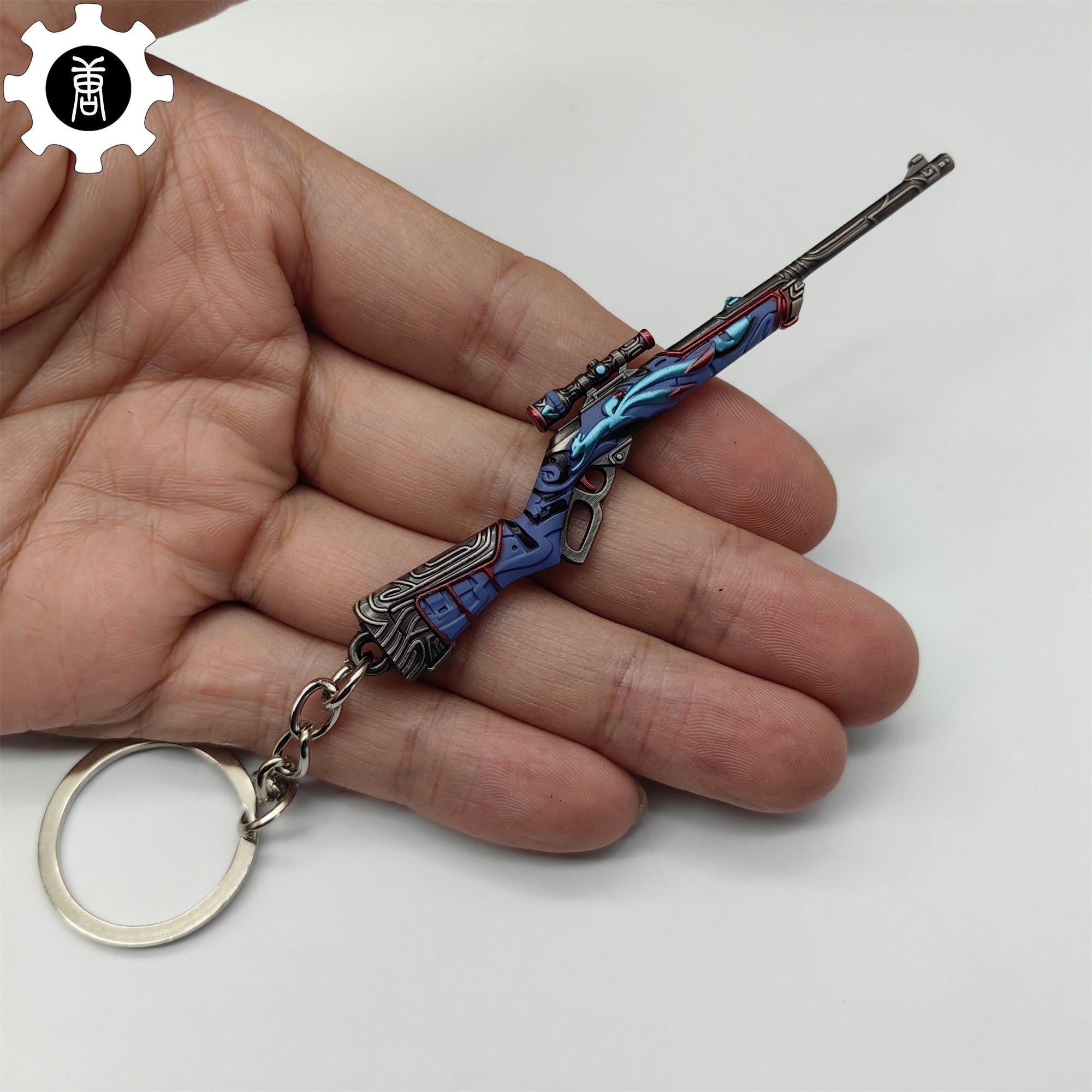 Hot Game Moondash Marshal Gun Keychain Metal Pendant - Tophatter Daily Deals