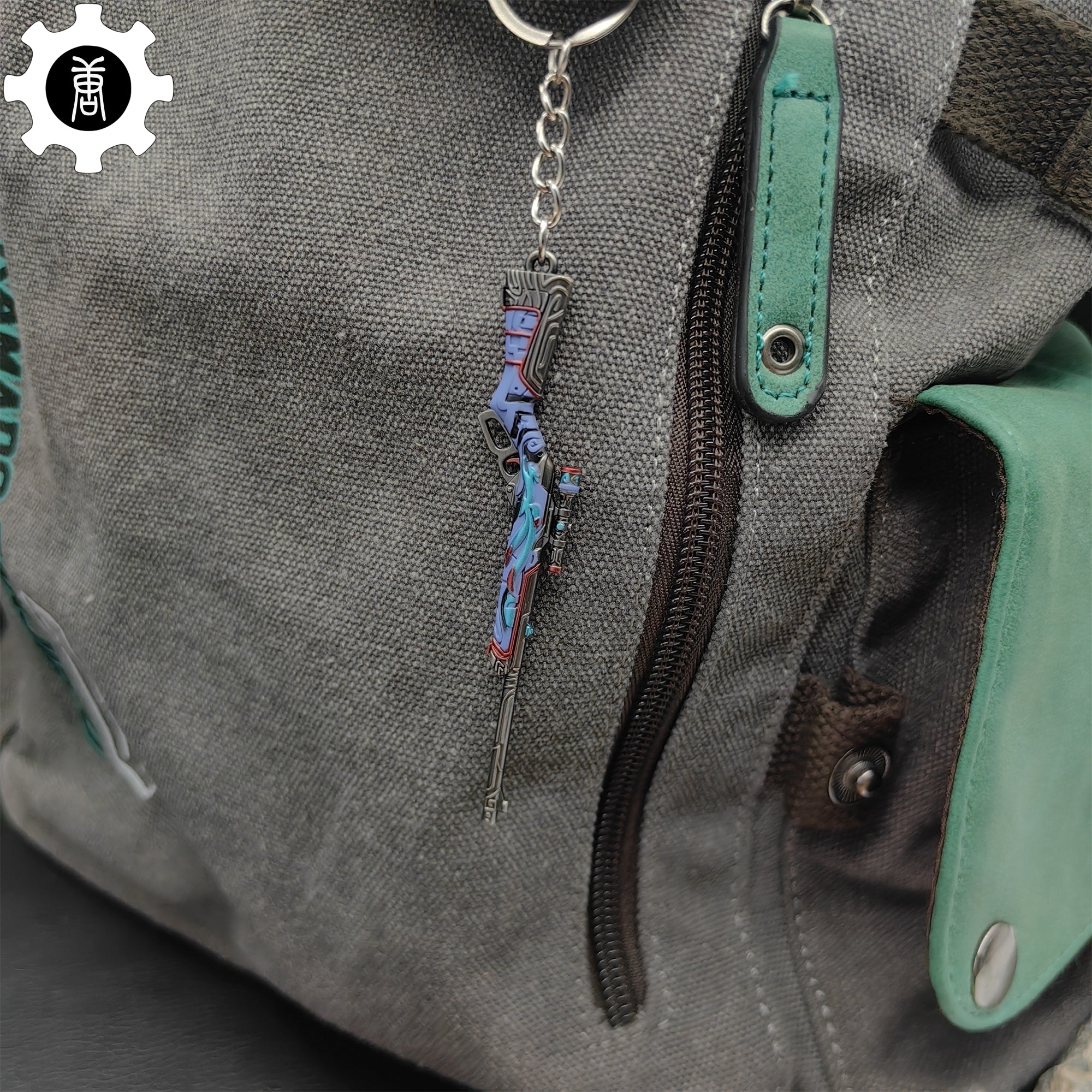 Hot Game Moondash Marshal Gun Keychain Metal Pendant - Tophatter Daily Deals