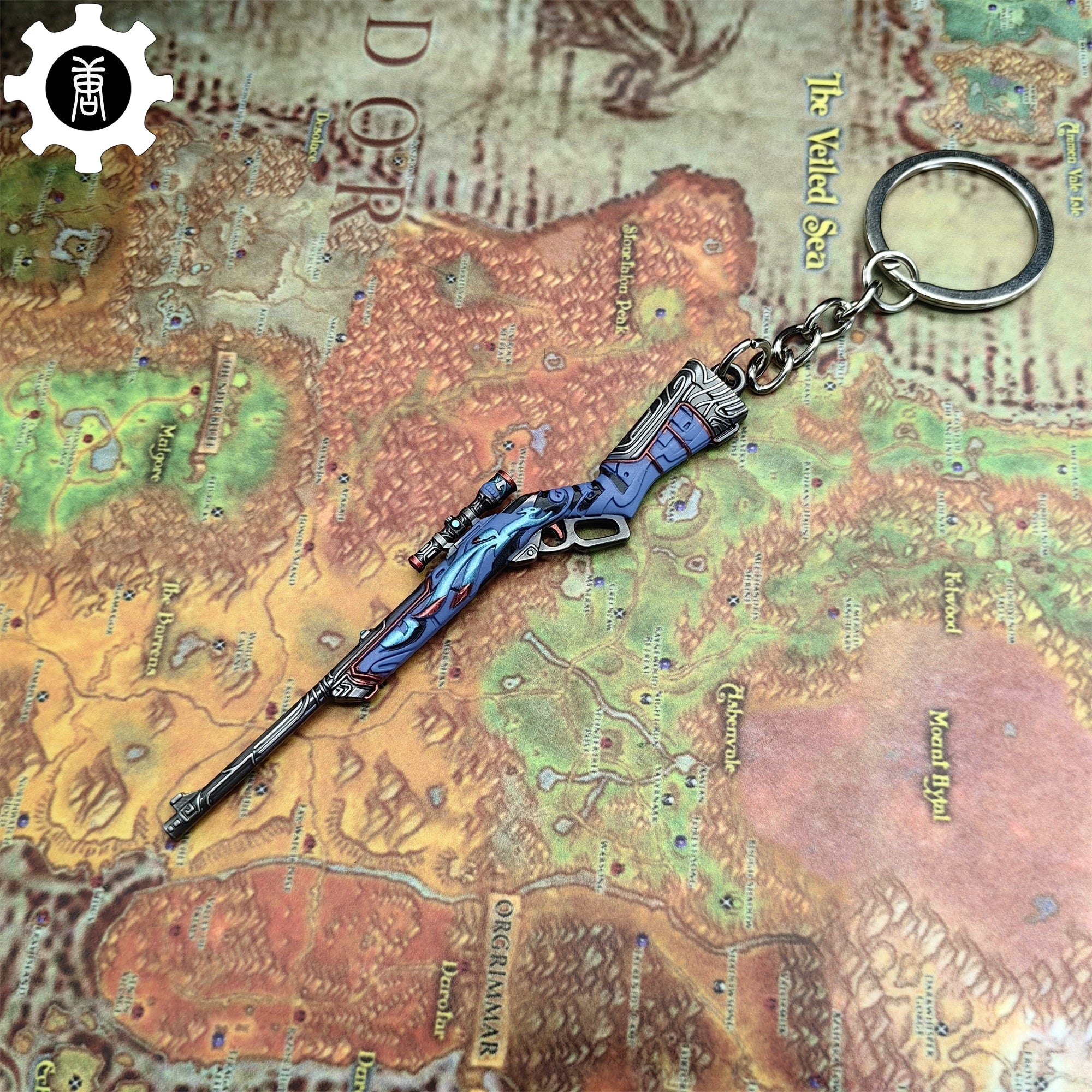 Hot Game Moondash Marshal Gun Keychain Metal Pendant - Tophatter Daily Deals