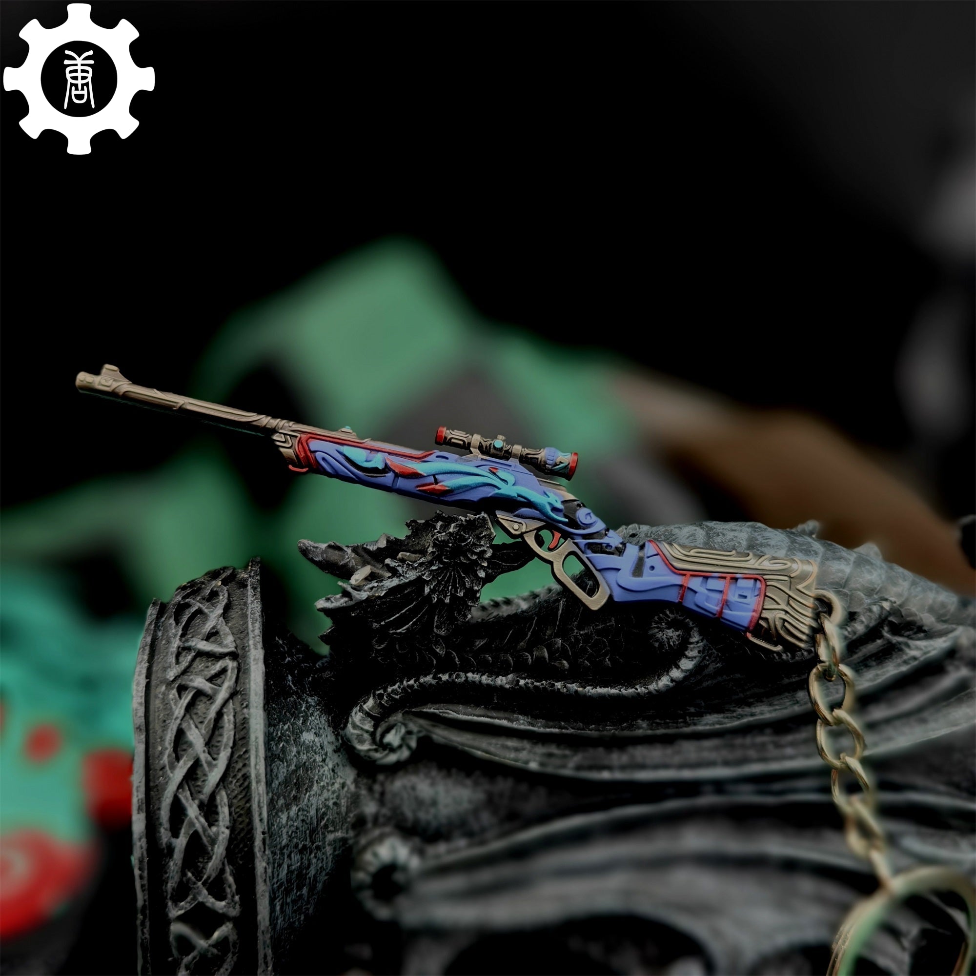 Hot Game Moondash Marshal Gun Keychain Metal Pendant - Tophatter Daily Deals