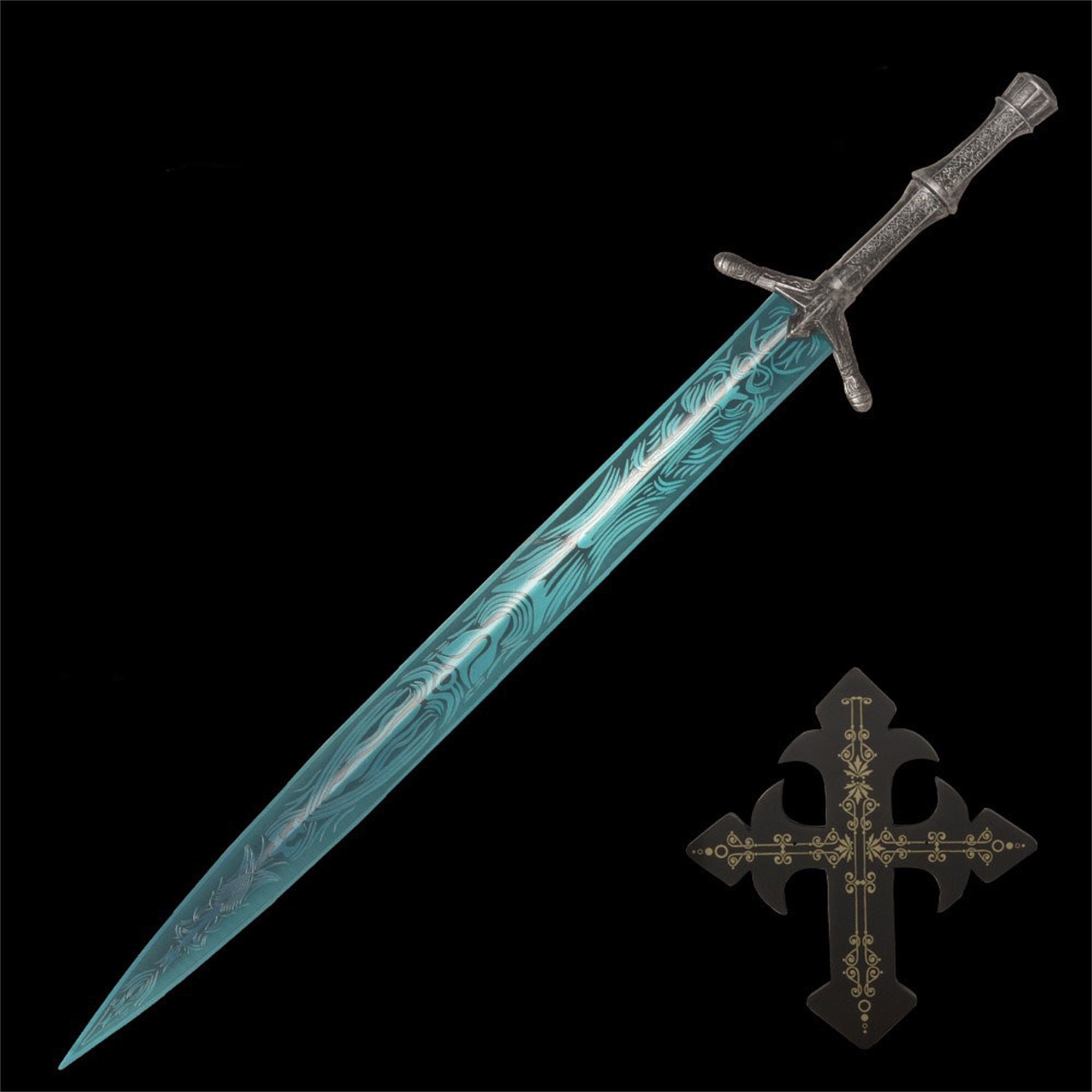 In Real Life Holy Moonlight Greatsword Life-Size Metal Replica Holy Moonlight Greatsword - Tophatter Daily Deals