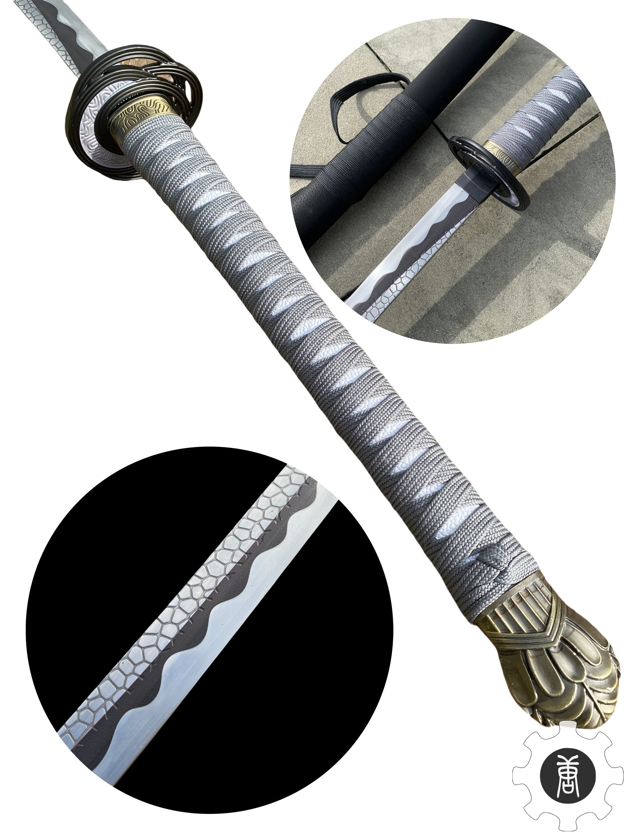 Moonveil Katana Real-Life Metal Replica - Tophatter Daily Deals