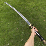 Real-Life Carbon Steel Moonveil Katana Replica - Tophatter Daily Deals