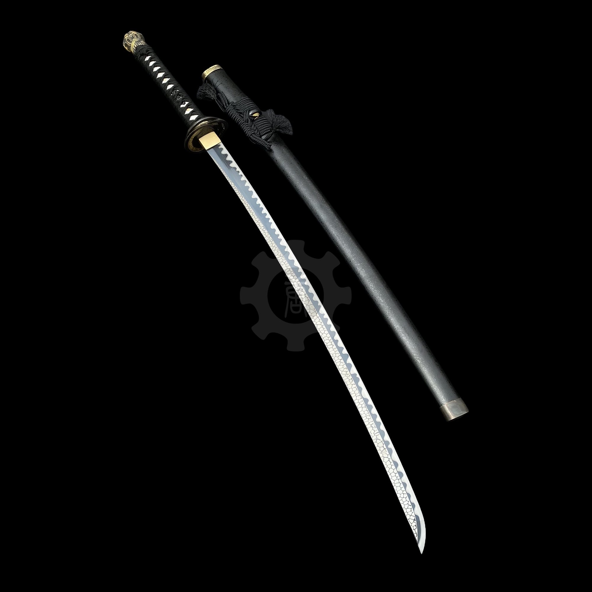 Real-Life Carbon Steel Moonveil Katana Replica - Tophatter Daily Deals