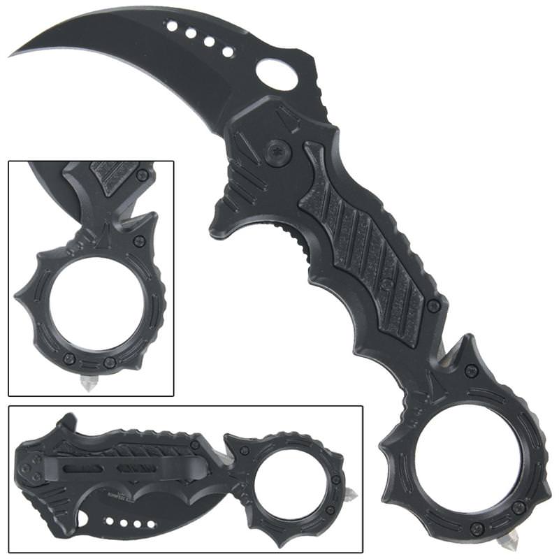 Mortuary Affair Force Traction Emergency Spring Assist Karambit - TOPHATTER'S ARMORY DEALS Collectible Weapons - Tophatter Daily Deals