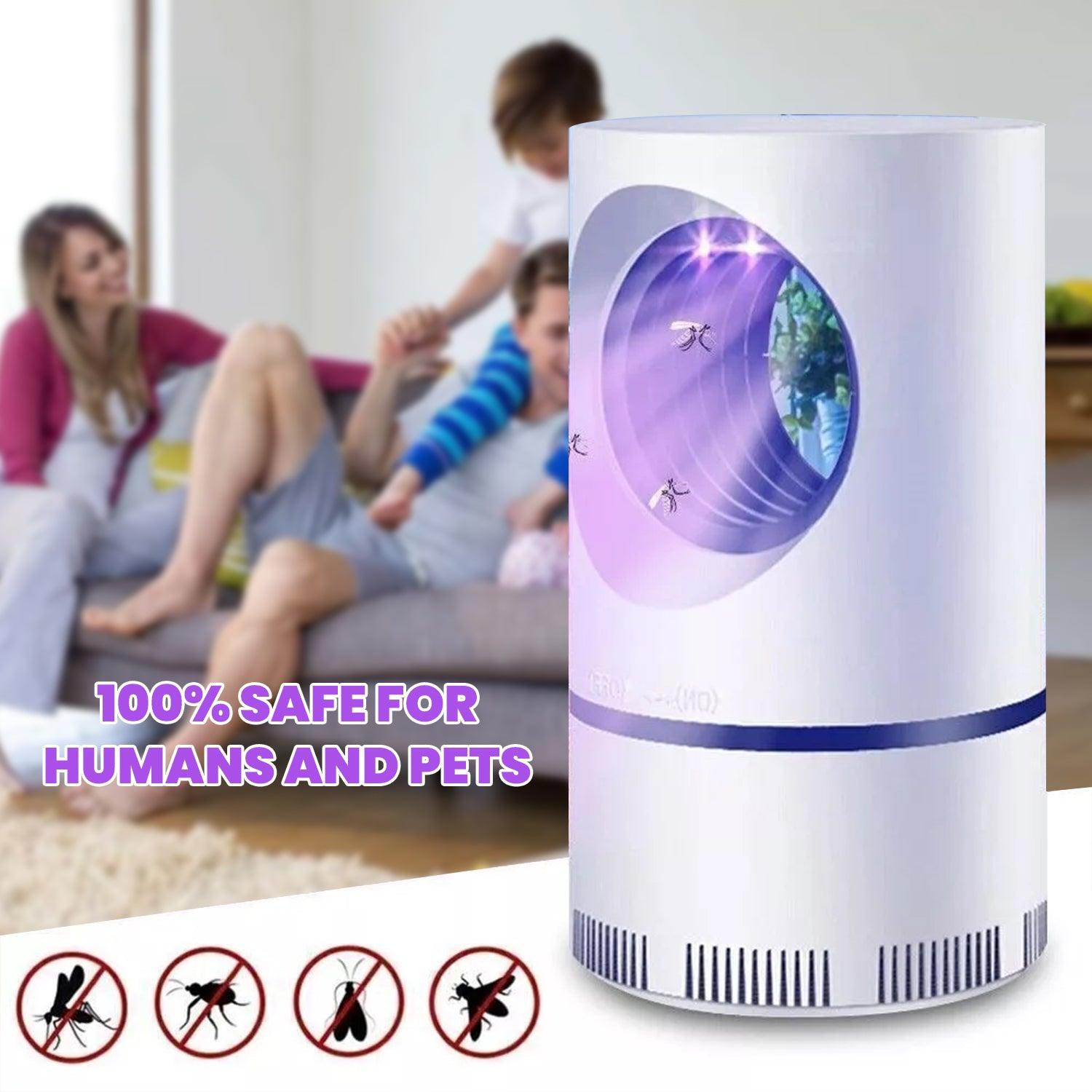 Mosquito Killer Lamp - 2X Electric USB Insect Mosquito Killer Bug Zapper Fly Pest Catcher Trap LED Lamp - Tophatter Daily Deals