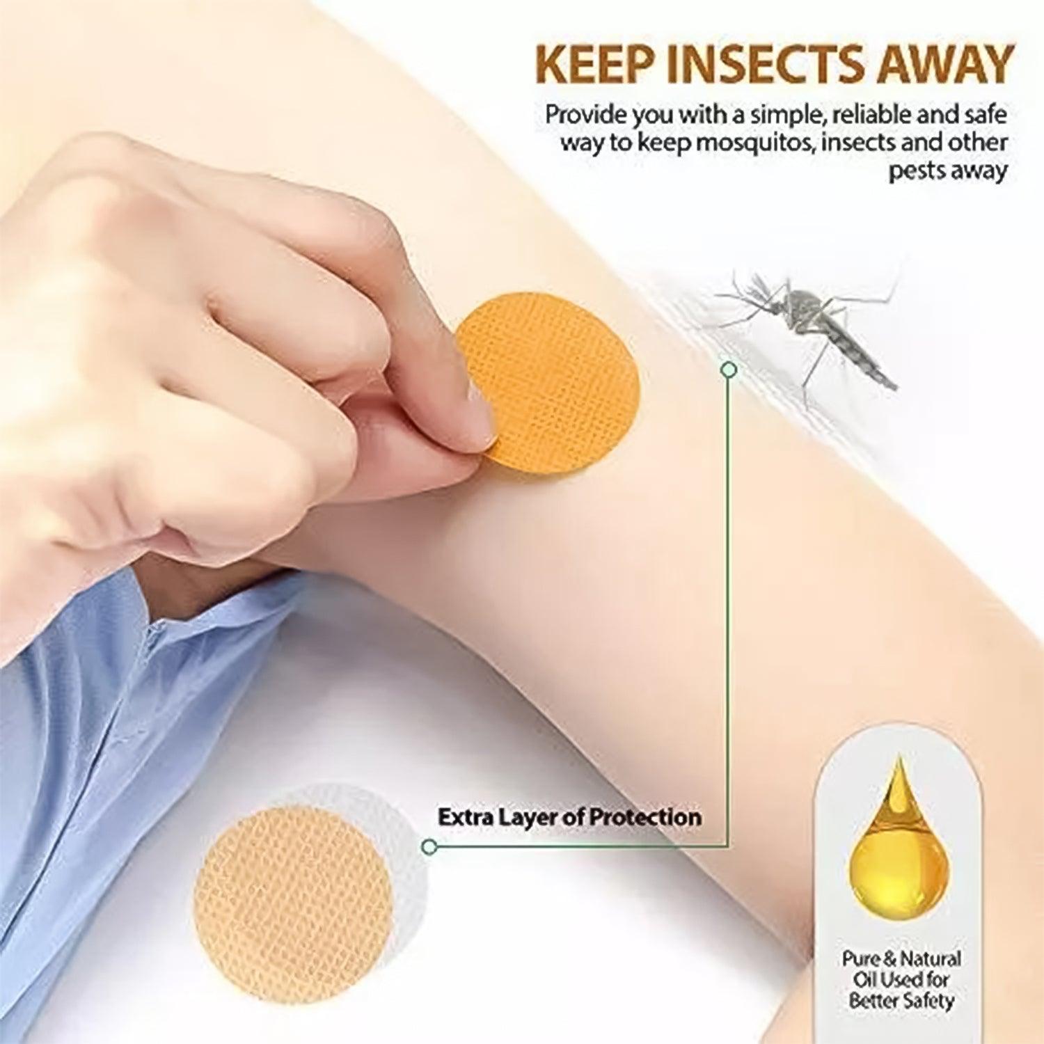Mosquito Repellent Stickers - Mosquito Patches (x120) Natural Insect Repellent 24 Hours Protection Personal Care - Tophatter Daily Deals