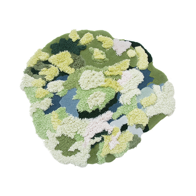 Moss Tufted Room Rug Green Hills Rugs - Tophatter Daily Deals