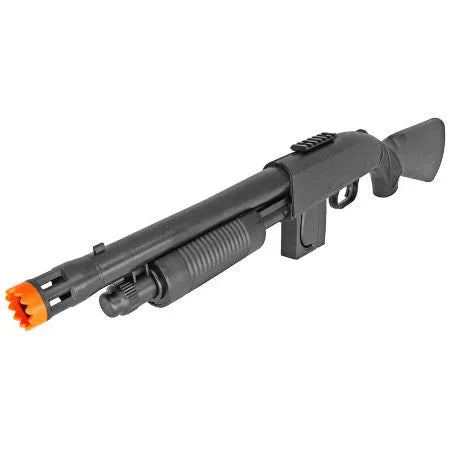 Mossberg 590 Full Stock Spring Airsoft Shotgun with 600 BBs - Tophatter Daily Deals