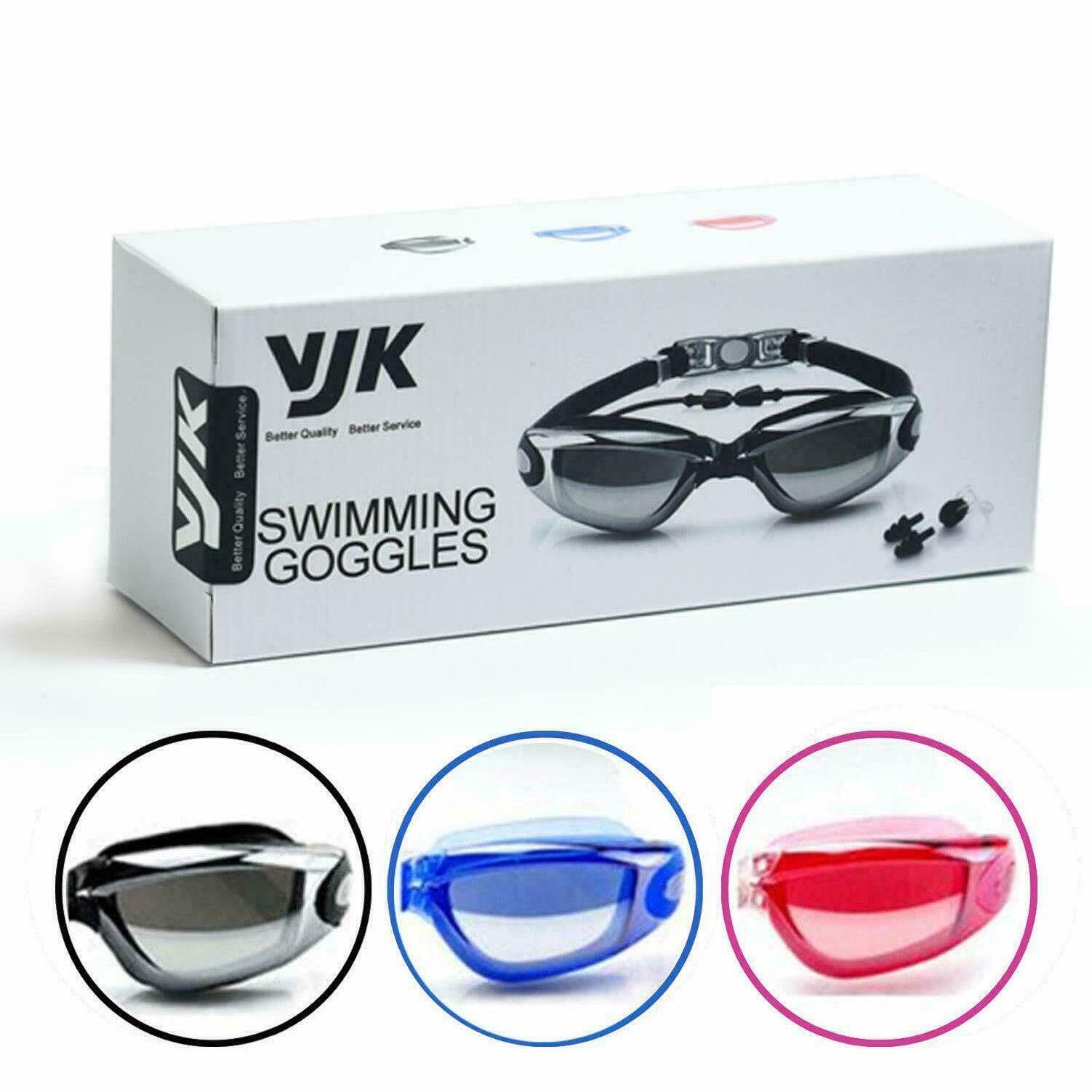 Best Adult Swimming Goggles - Swimming Goggles Water Glasses, No Leaking, Anti Fog, UV Protection Free Storage Case, Nose Clip Summer & Swimming - Tophatter Daily Deals