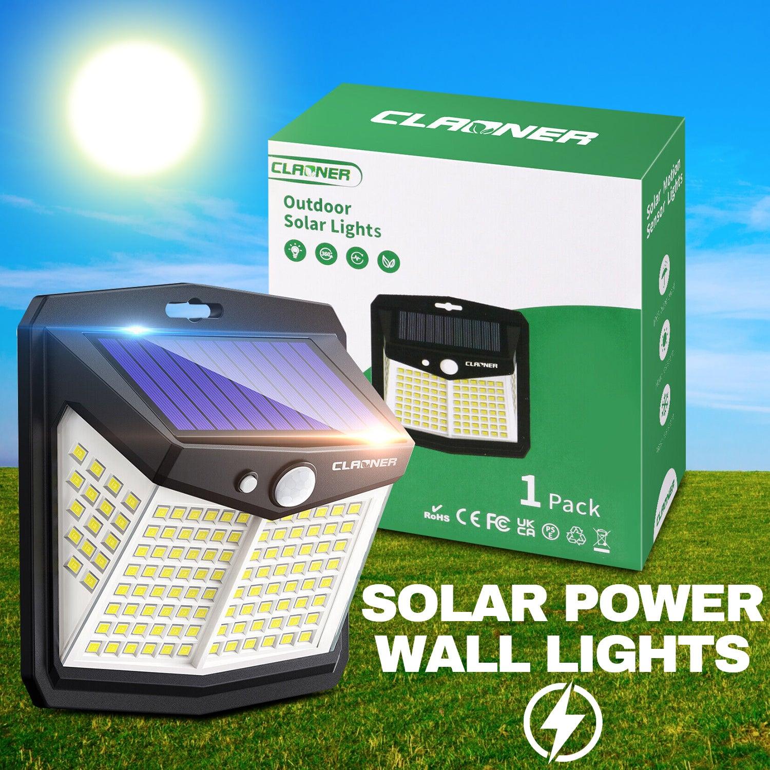 Motion Sensor Wall Light Outdoor - 128 LED Solar Power PIR Motion Sensor Security Light For Outdoor Apparel & Accessories - Tophatter Daily Deals