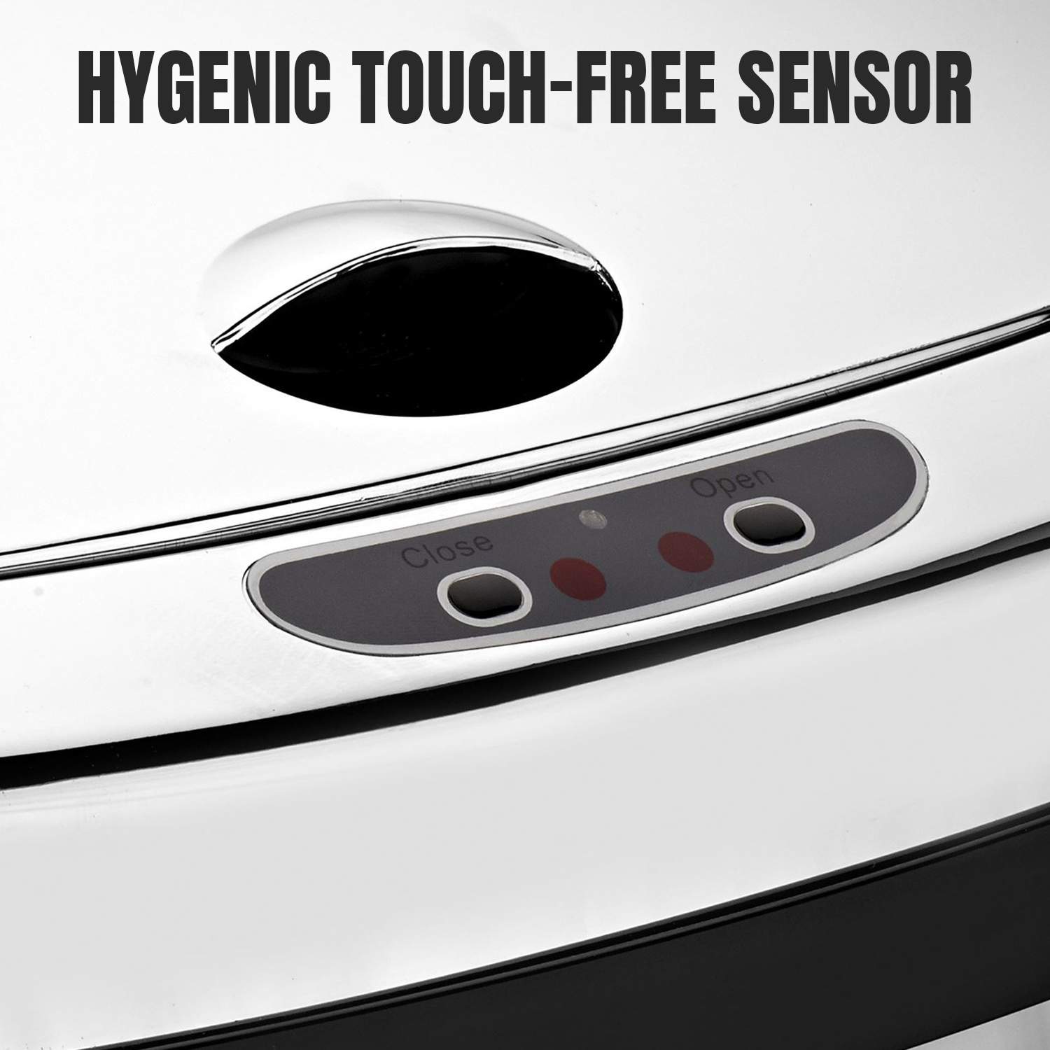 Kitchen Sensor Bin – Touchless Automatic Waste Bin with Motion Sensor & Soft Close LID Kitchen - Tophatter Daily Deals
