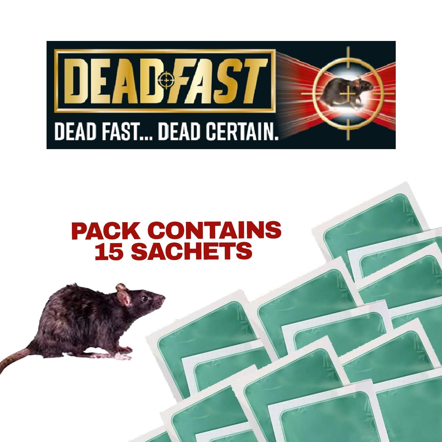 Mouse Killer Poison - 150g Rat Killer Poison Bait Deadfast Strong For Rodents Max Strength Home - Tophatter Daily Deals