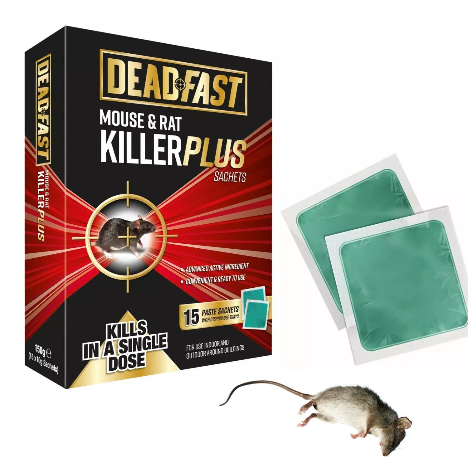 Mouse Killer Poison - 150g Rat Killer Poison Bait Deadfast Strong For Rodents Max Strength Home - Tophatter Daily Deals