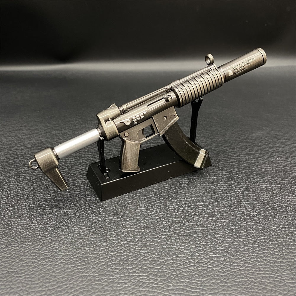 Miniature Metal Suppressed SMG Mp5 SSD 16CM/6.2