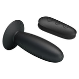 Pretty Love Mr. Play (Black) – Remote-Controlled Silicone Vibrating Anal Plug > Anal Range > Vibrating Butt Plugs - Tophatter Daily Deals