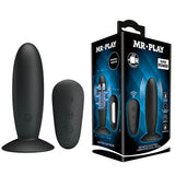 Pretty Love Mr. Play (Black) – Remote-Controlled Silicone Vibrating Anal Plug > Anal Range > Vibrating Butt Plugs - Tophatter Daily Deals