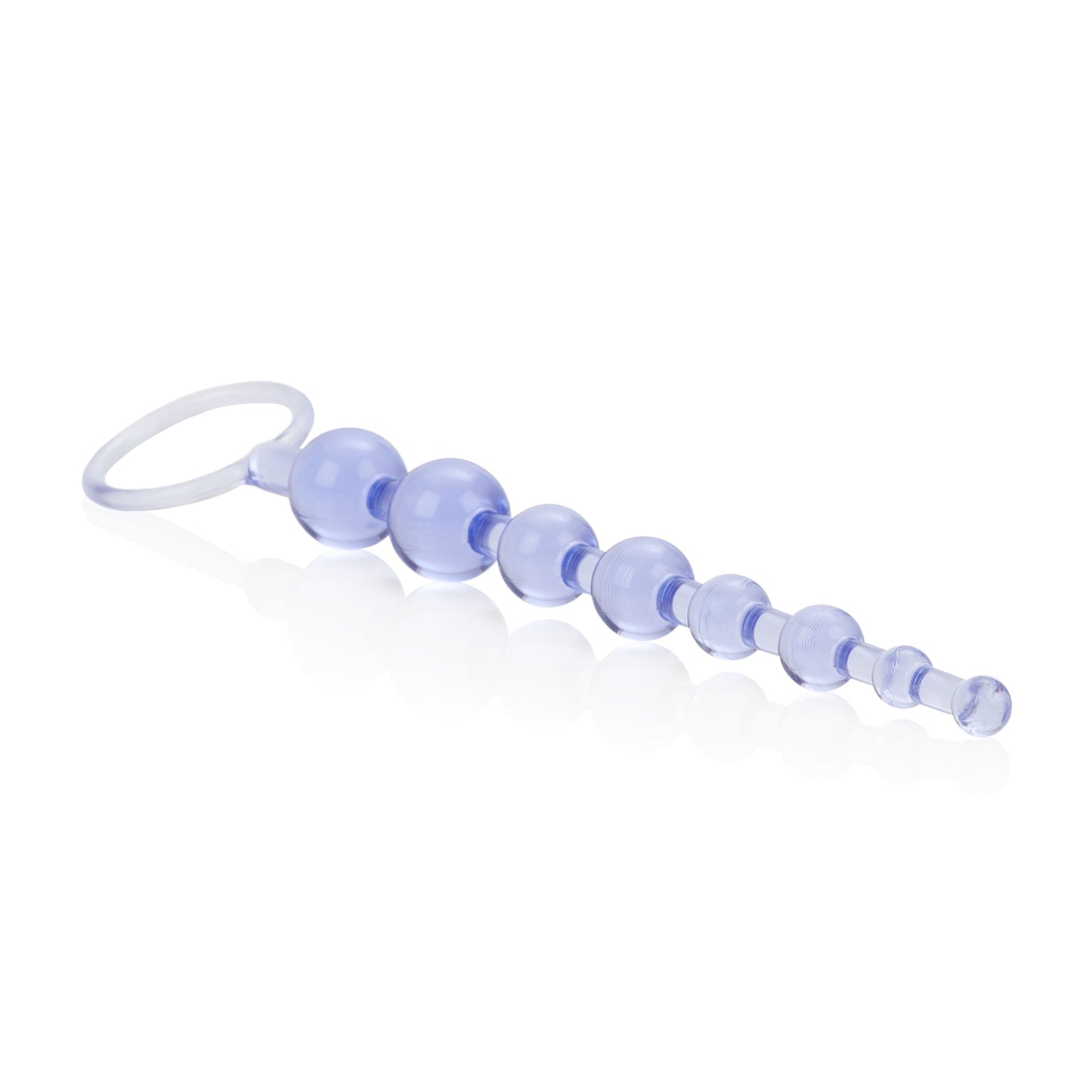 First Time Love Beads Purple Slim Graduated Flexible Anal Beads with EZ Retrieval Ring > Anal Range > Anal Beads - Tophatter Daily Deals