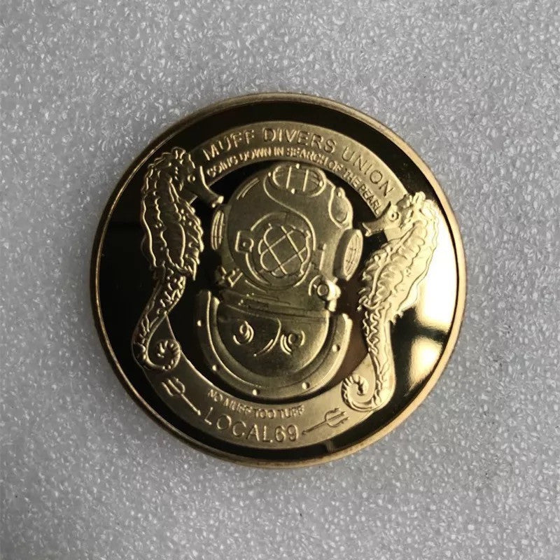 Muff Divers Challenge Coin Collectible Coin - Tophatter Daily Deals