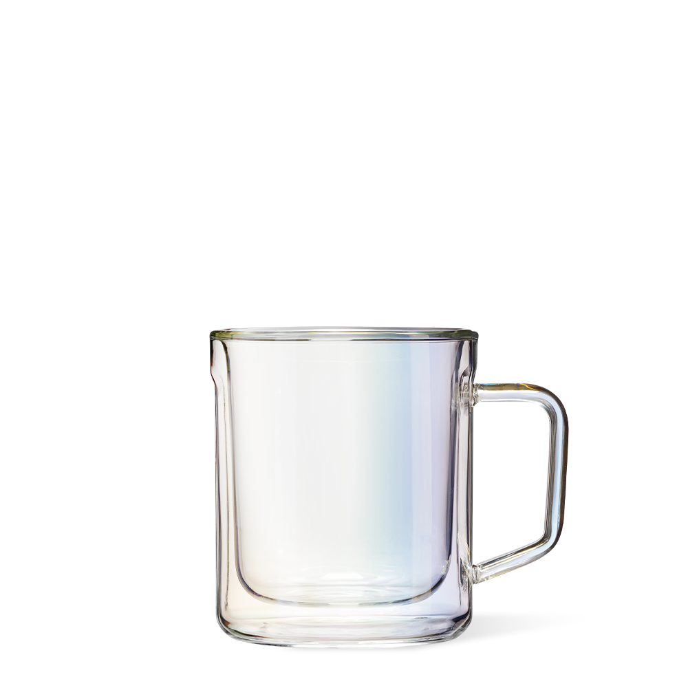 Mug Glass Set (2) by CORKCICLE. Prism 12oz Barware - Tophatter Daily Deals