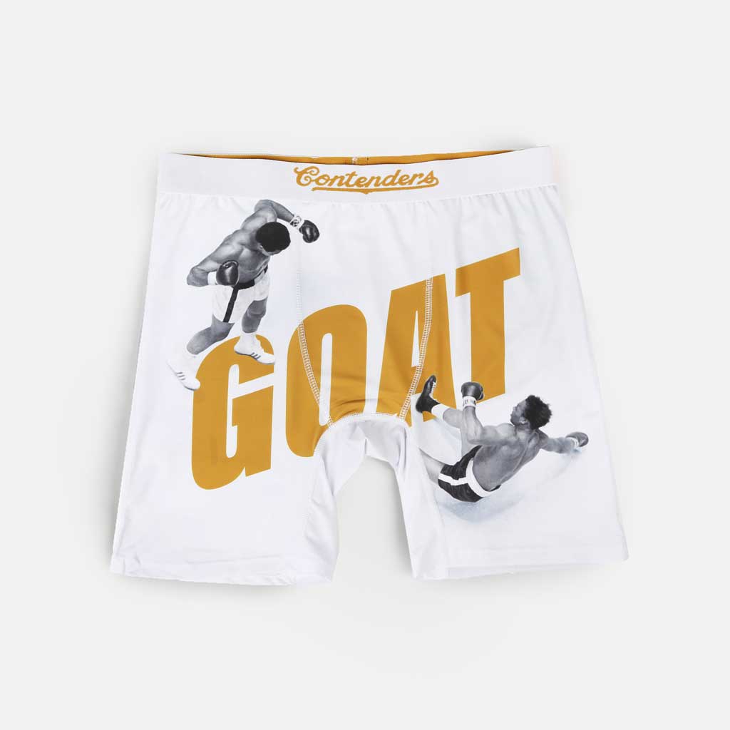 Contenders Clothing Muhammad Ali Goat Brief White Underwear - Tophatter Daily Deals
