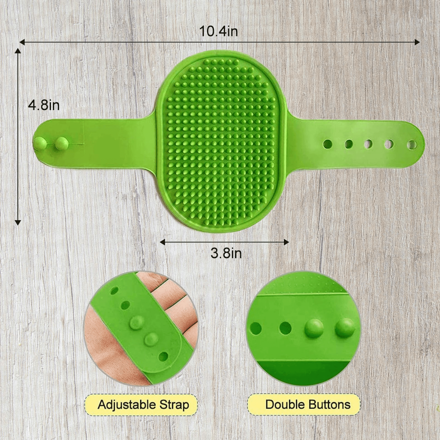 Pet Hair Remover Brush - Dog Grooming Mitt Pet Glove Brush | Cat Fur Hair Remover Deshedding Hand Massage Hair Care - Tophatter Daily Deals