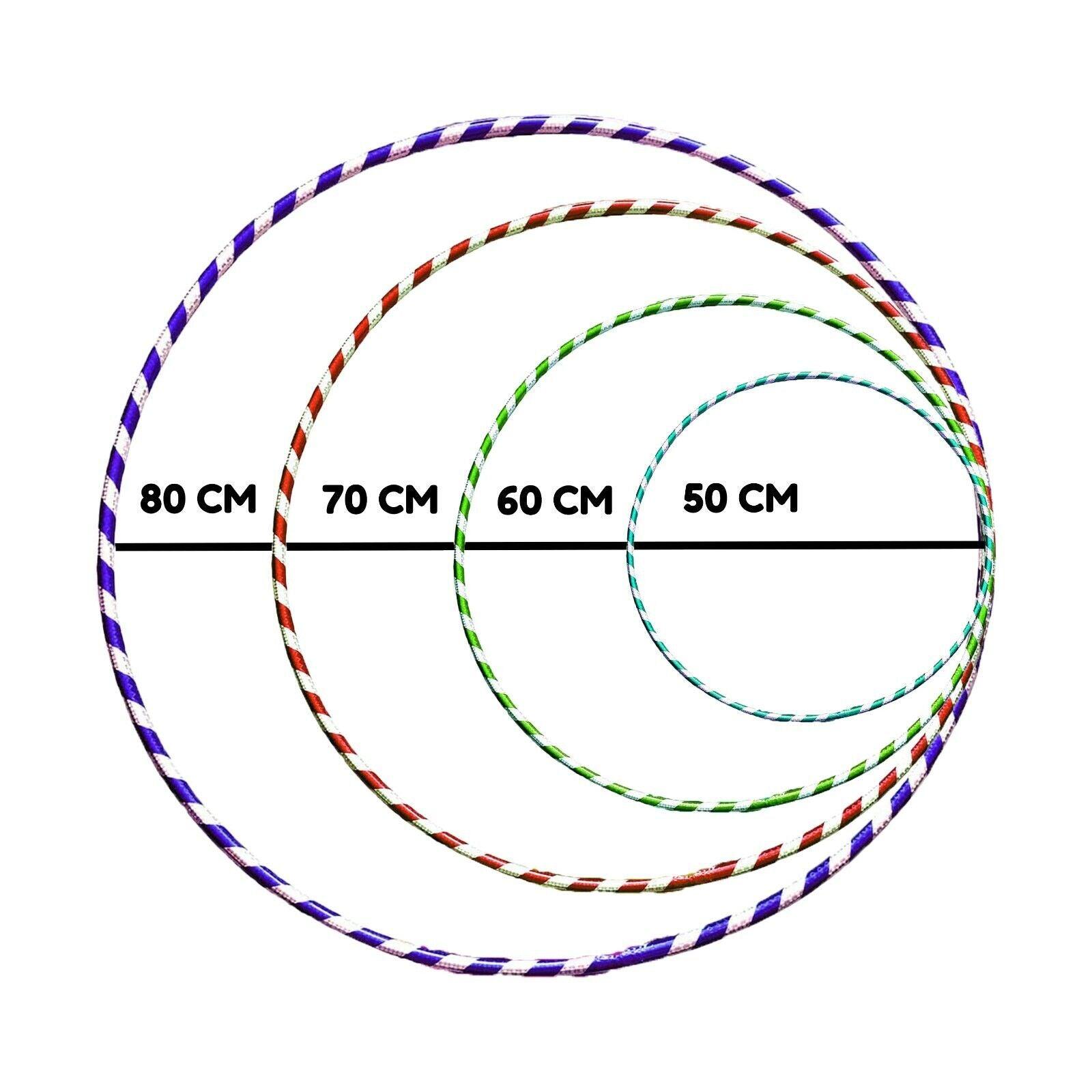 Hula Hoop Ring - Hula Hoops for Kids, Multicolour Hula Hoop Children's Adult Fitness Activity Plastic Hoola Hoop Kids 75 CM Exercise & Fitness - Tophatter Daily Deals