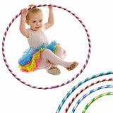 Hula Hoop Ring - Hula Hoops for Kids, Multicolour Hula Hoop Children's Adult Fitness Activity Plastic Hoola Hoop Kids 60 CM Exercise & Fitness - Tophatter Daily Deals