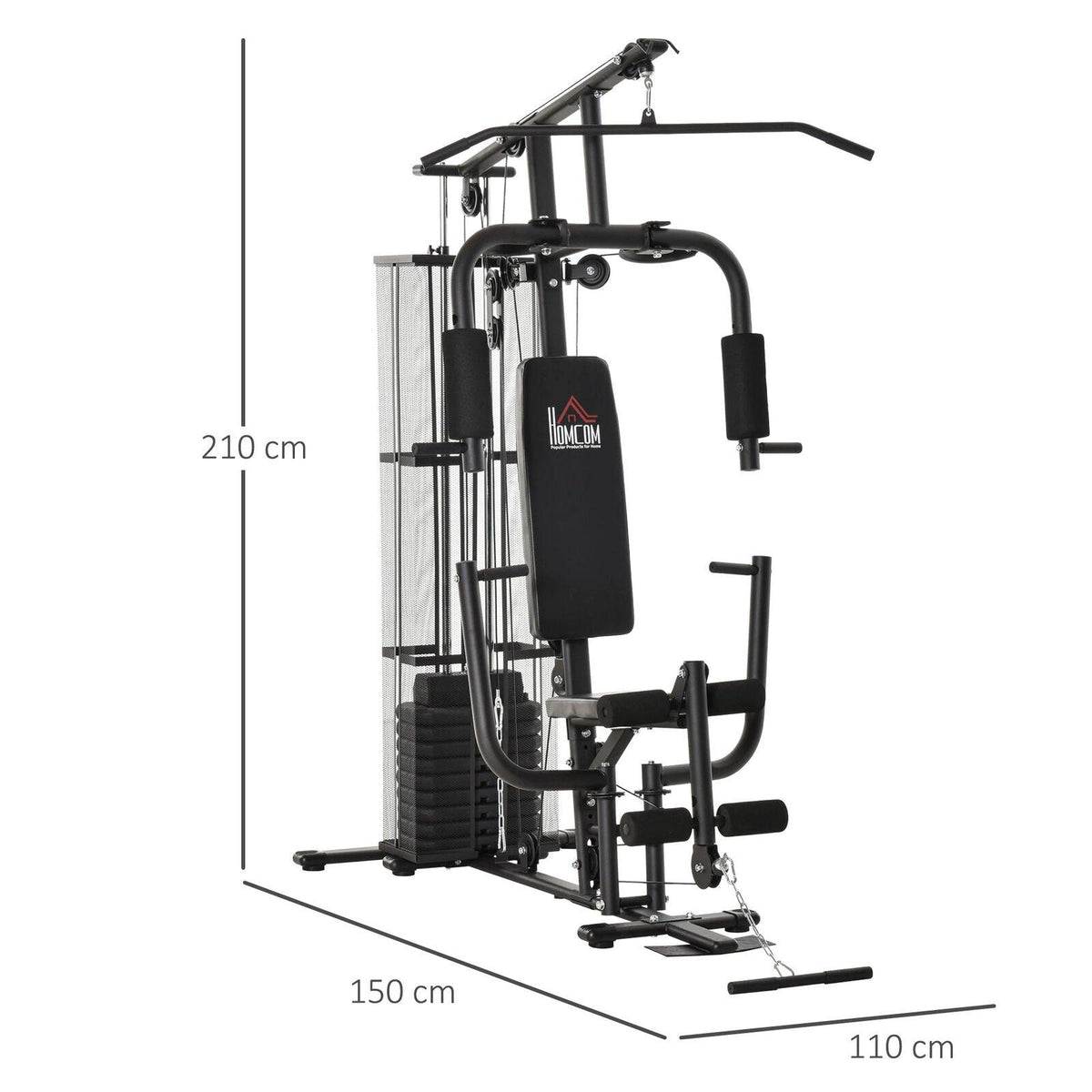 Home Gym Sets - Multifunction Home Gym Weight Training Workout Station Fitness Strength Machine Exercise & Fitness - Tophatter Daily Deals