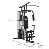 Home Gym Sets - Multifunction Home Gym Weight Training Workout Station Fitness Strength Machine Exercise & Fitness - Tophatter Daily Deals