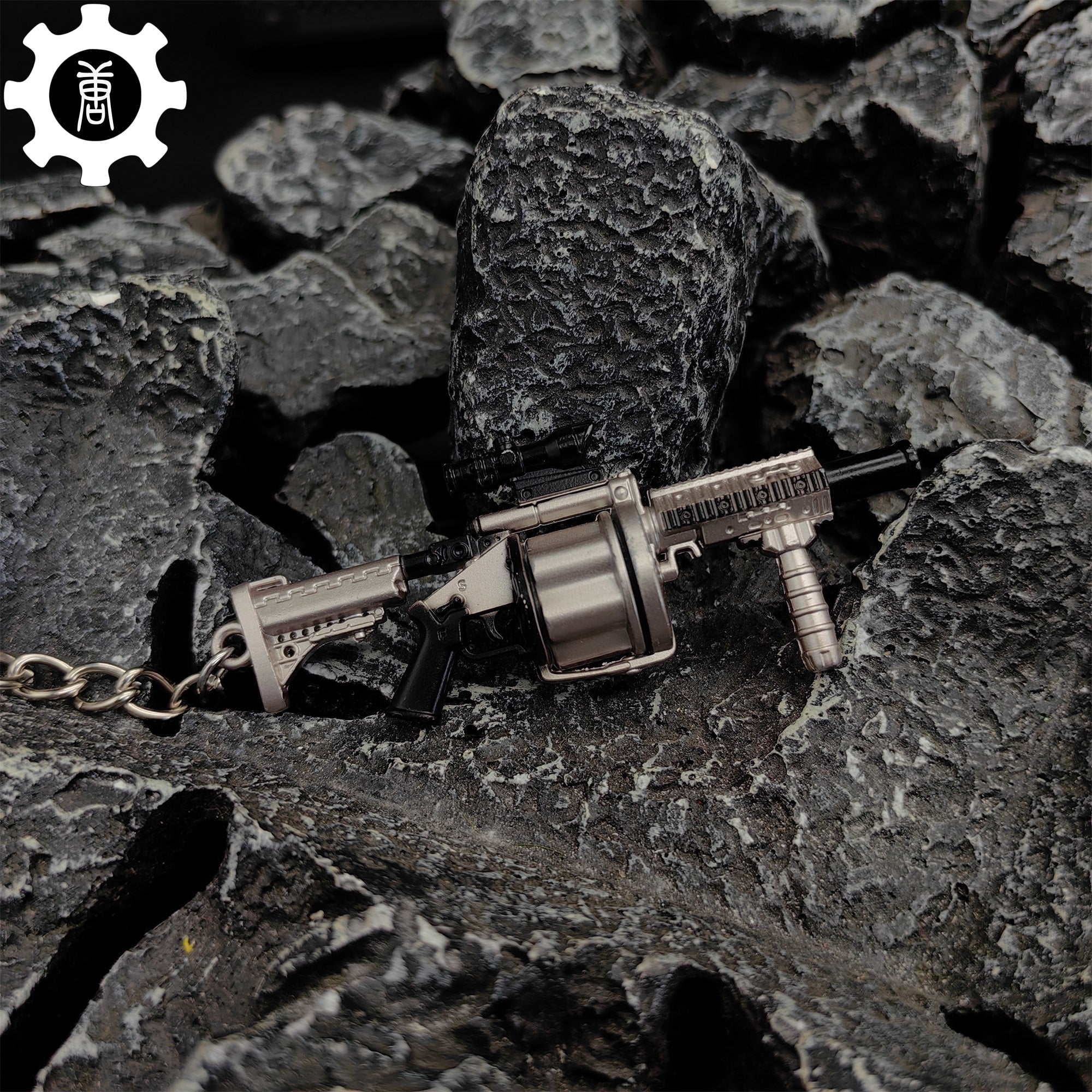 Mini Multiple Grenade Launcher MGL Metal Keychain - Tophatter Daily Deals