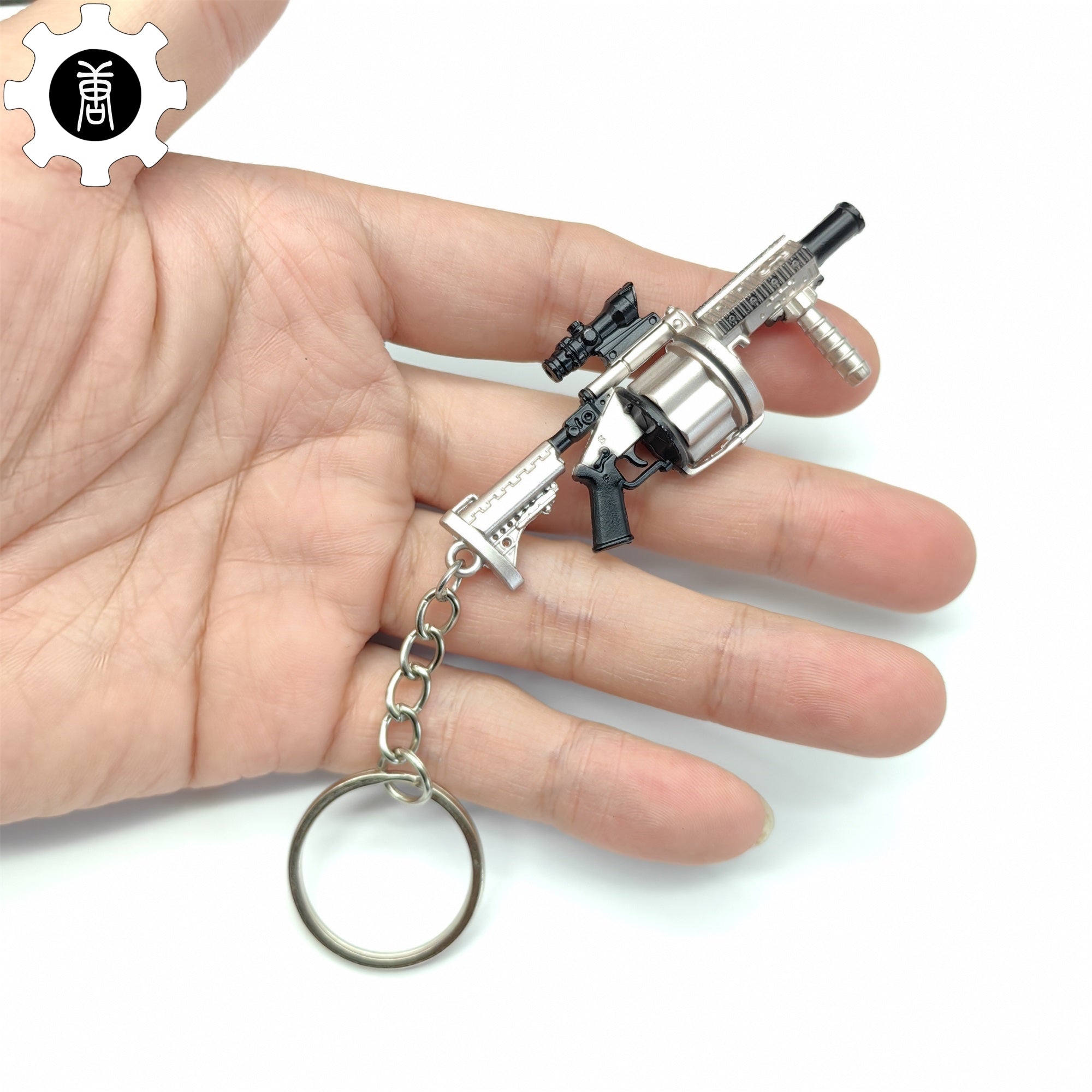 Mini Multiple Grenade Launcher MGL Metal Keychain Keychain - Tophatter Daily Deals