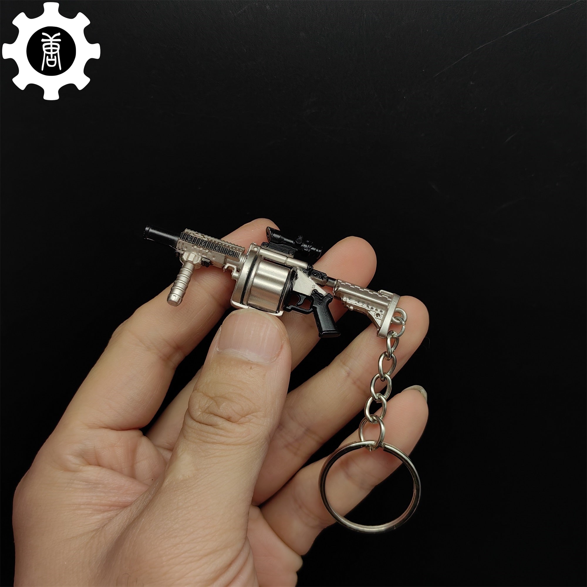 Mini Multiple Grenade Launcher MGL Metal Keychain - Tophatter Daily Deals