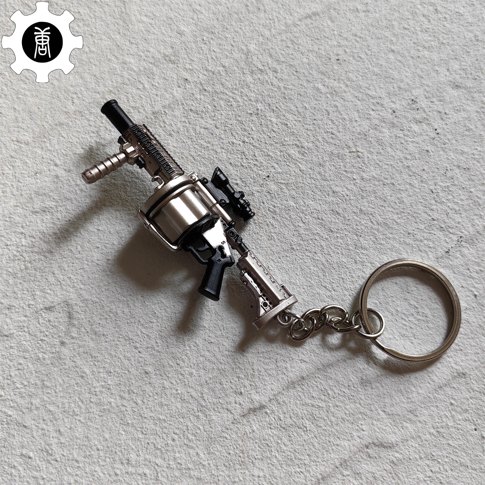 Mini Multiple Grenade Launcher MGL Metal Keychain - Tophatter Daily Deals