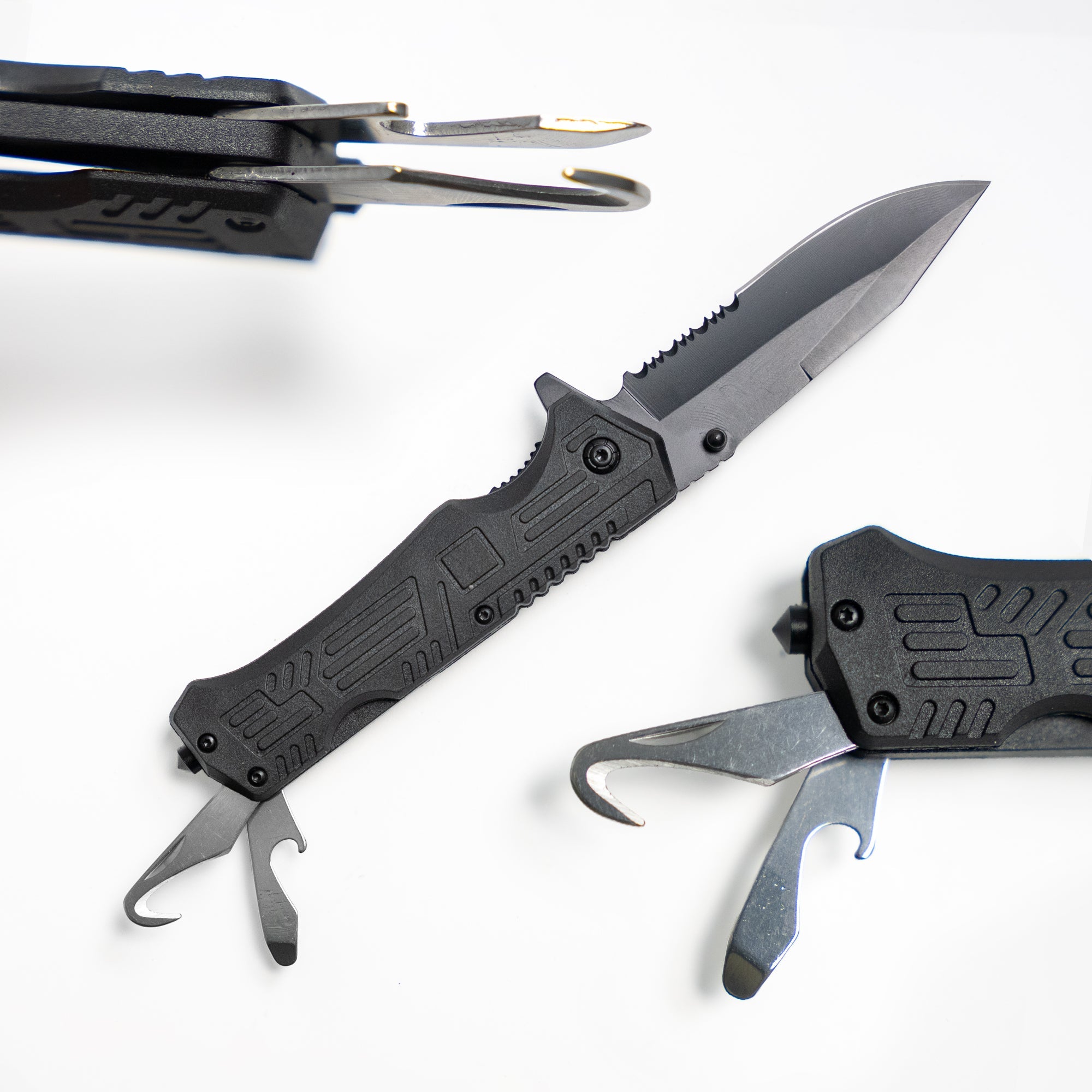 Fire and Steel - Multitool Folding Knife Fire and Steel Exclusive - Tophatter Daily Deals
