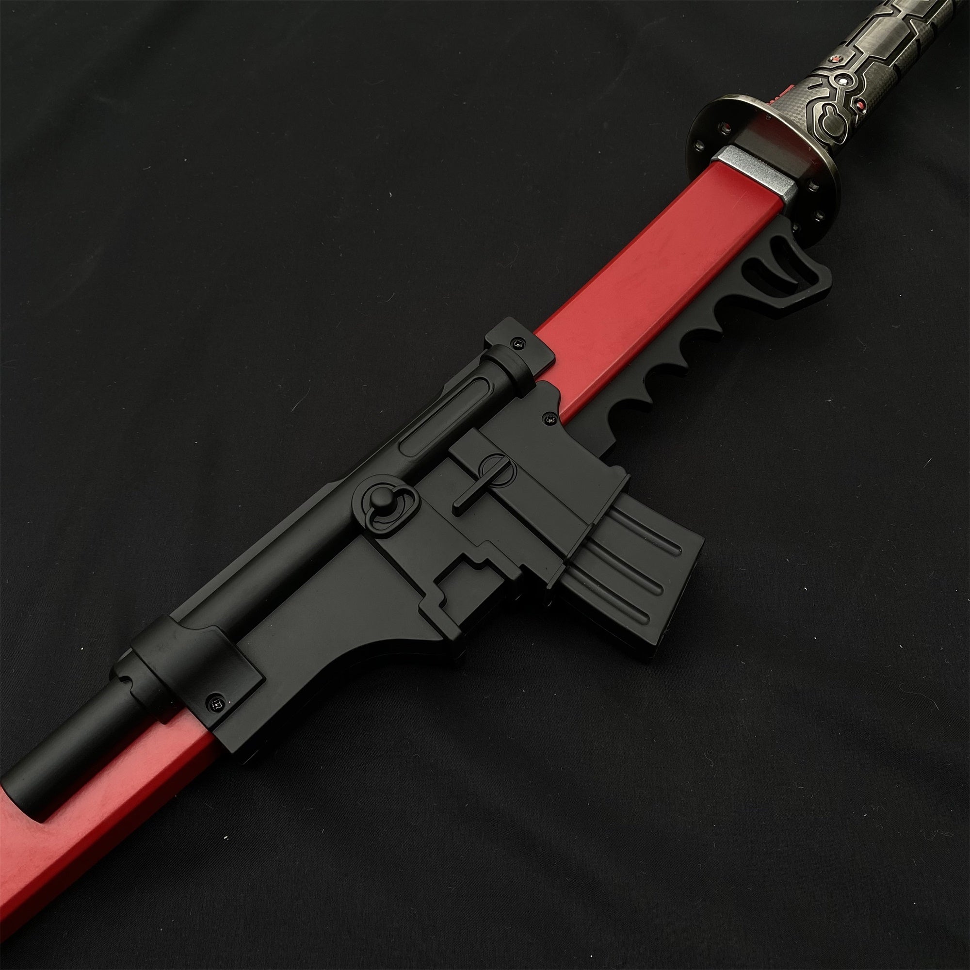 Red Damascus Steel MG Sam's Murasama Katana IRL - Tophatter Daily Deals