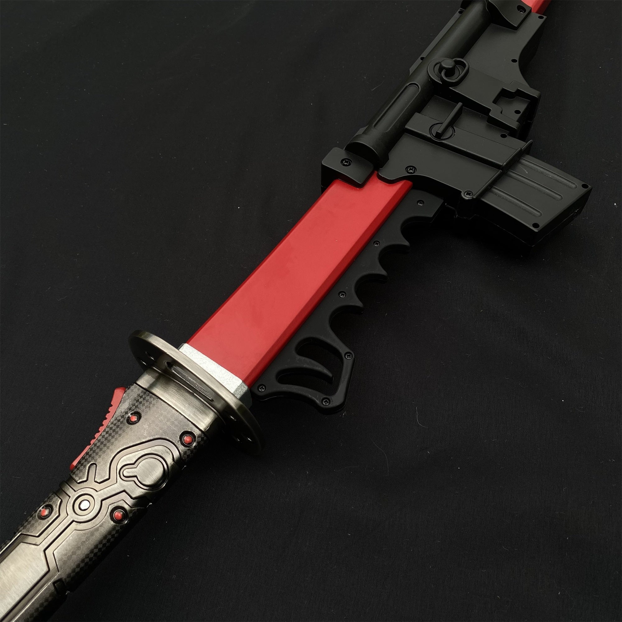 Red Damascus Steel MG Sam's Murasama Katana IRL - Tophatter Daily Deals