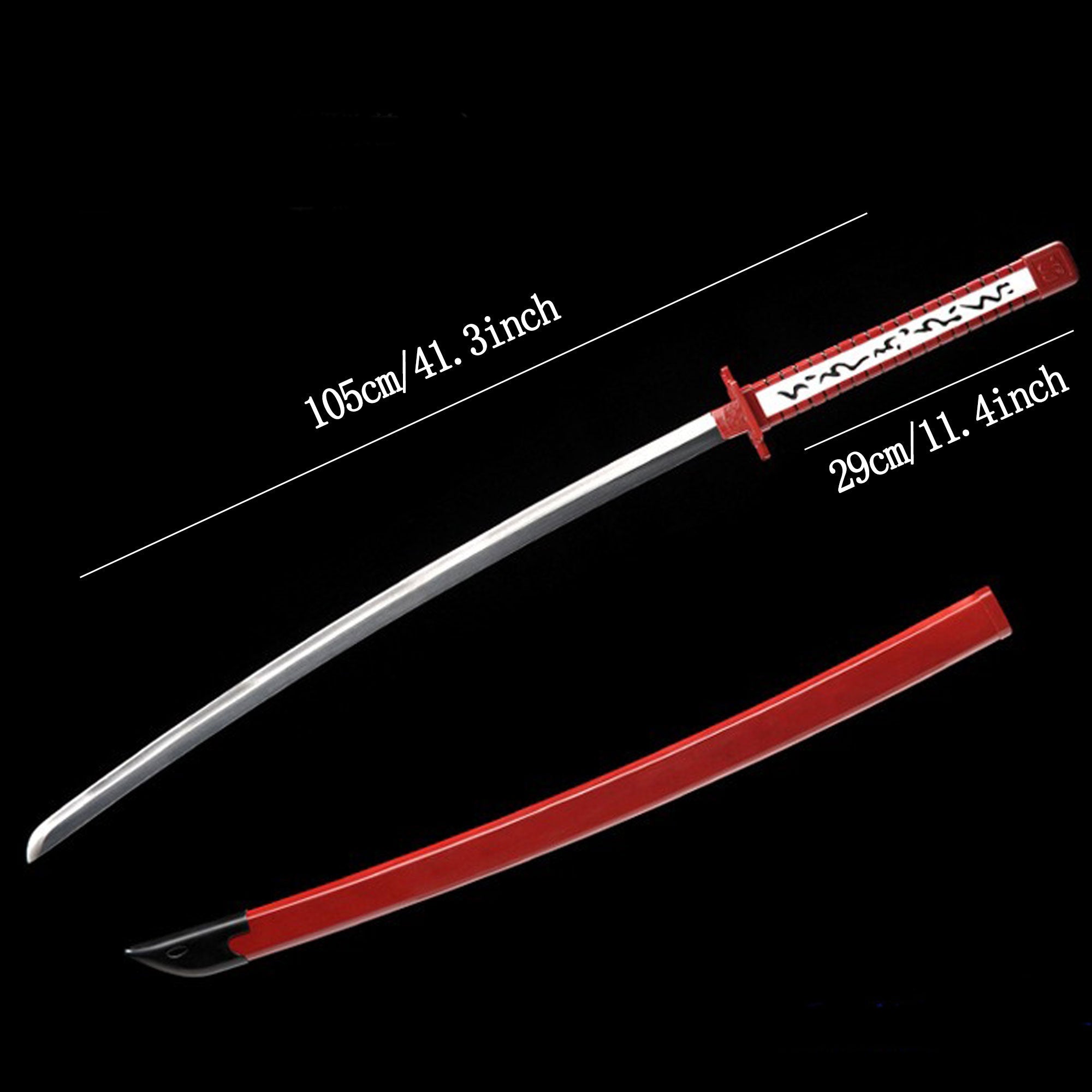 Murasame Katana IRL Anime Katana For Display Only Unedged (Blunt) - Tophatter Daily Deals