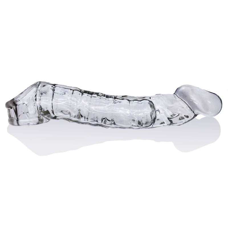 Muscle Ripped Cocksheath Clear - 9 Inch - Adjustable Size Fit > Sex Toys For Men > Penis Sleeves - Tophatter Daily Deals