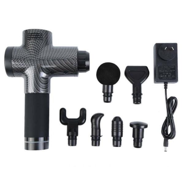 Professional Massage Guns - 8 Heads Deep Tissue Handheld Percussion Muscle Percussion Massager Health Care - Tophatter Daily Deals