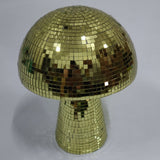 Mushroom Disco Ball Table Decor Gold Decor - Tophatter Daily Deals