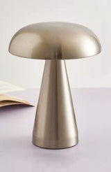 Mushroom Touch Sensor Table Lamp Silver Lighting - Tophatter Daily Deals