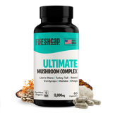 Organic Mushroom Complex Supplement Capsules Health & Wellness - Tophatter Daily Deals